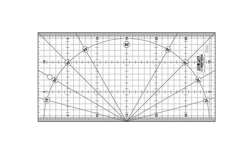 Pravítko 15 x 30cm
