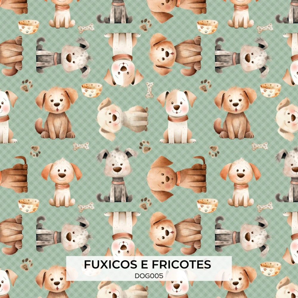 Bavlněná metráž DOG 002