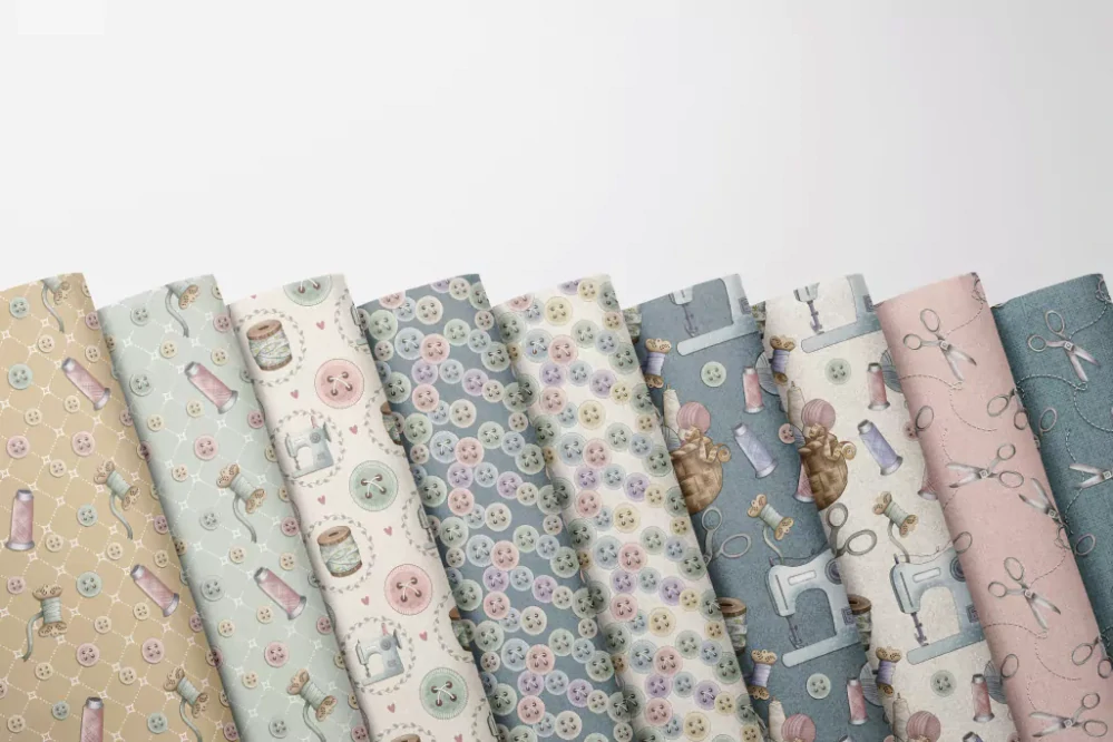 Bavlněná metráž UNI 006