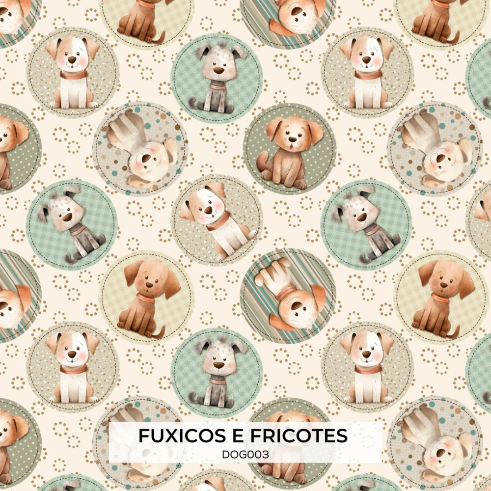 Bavlněná metráž DOG 010