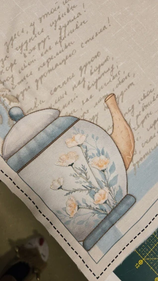 Bavlněný panel MES 003 + doplňková látka