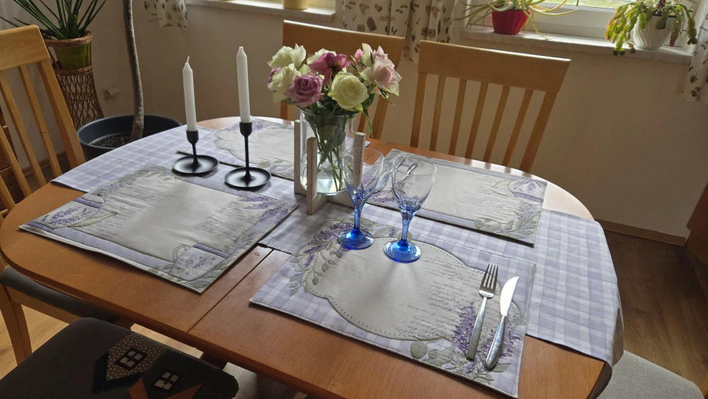 Bavlněný panel MES 007 + doplňková látka