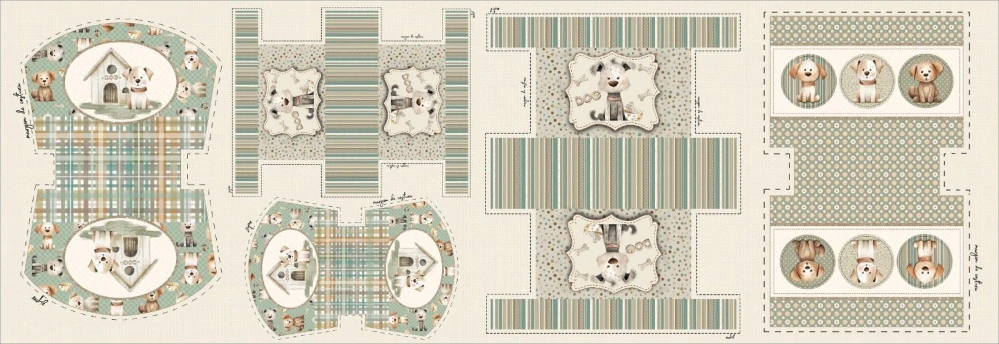 Bavlněná metráž DOG 002