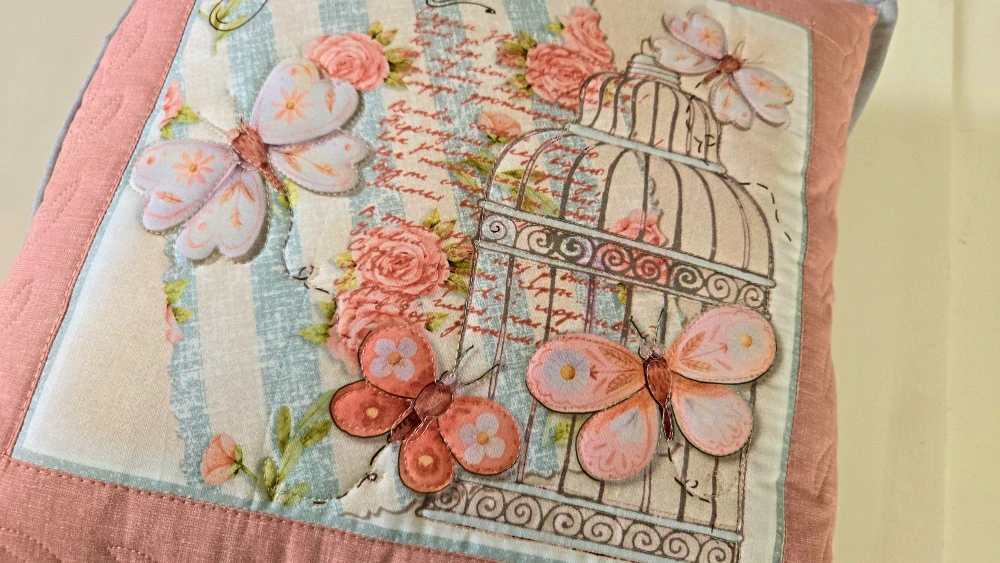 povlak na polštářek starorůžový